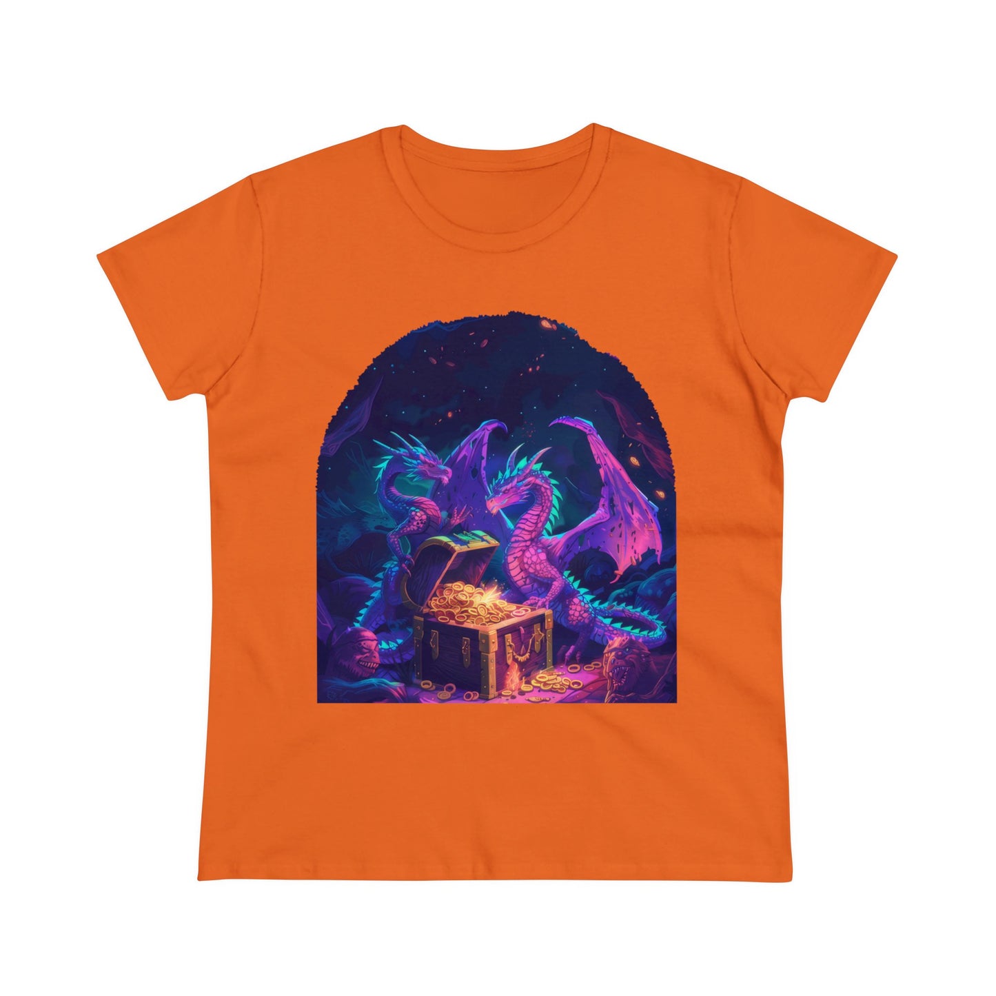 Dragons and Loot - Fantasy - Women's Midweight Cotton Tee