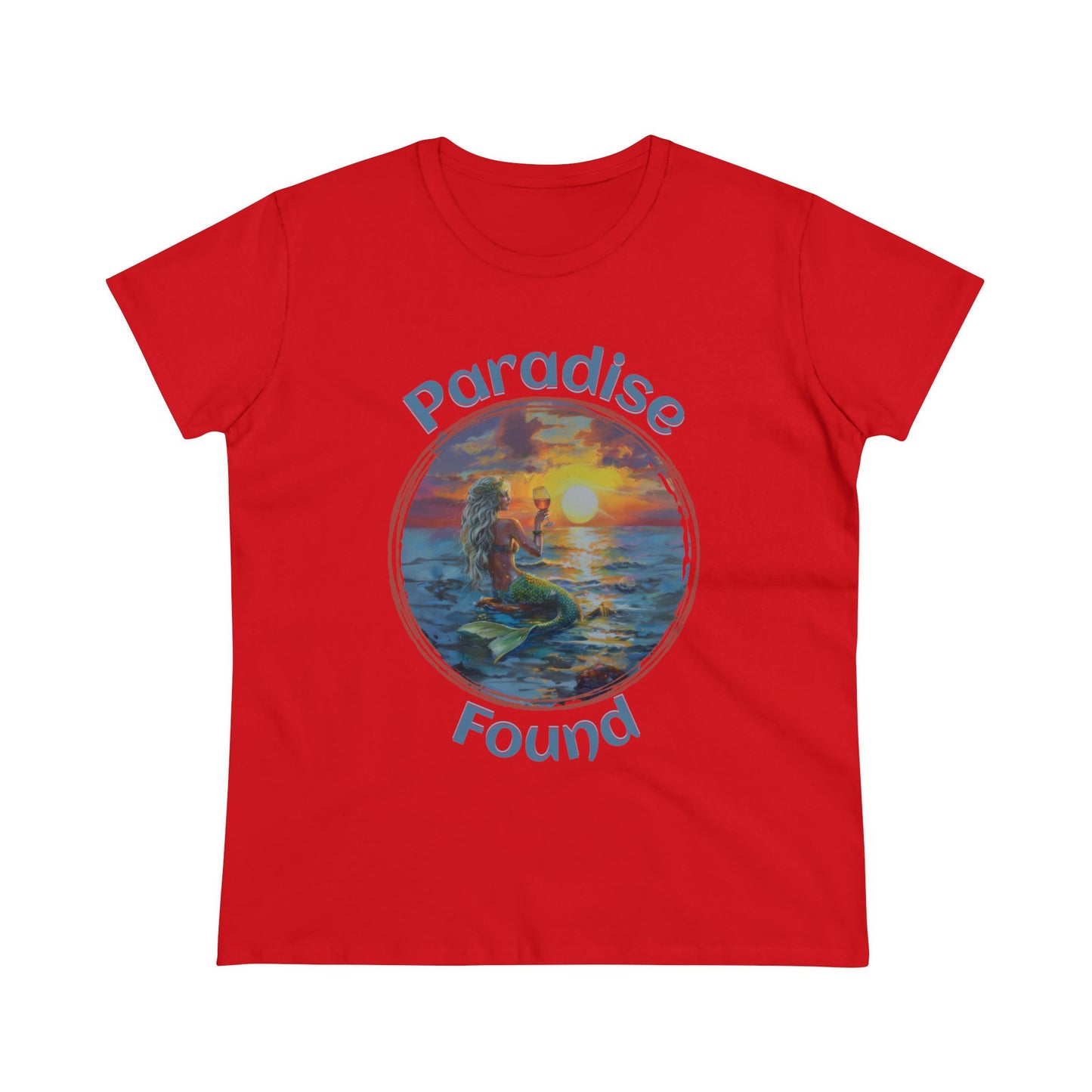 Paradise Found - Women's Midweight Cotton Tee