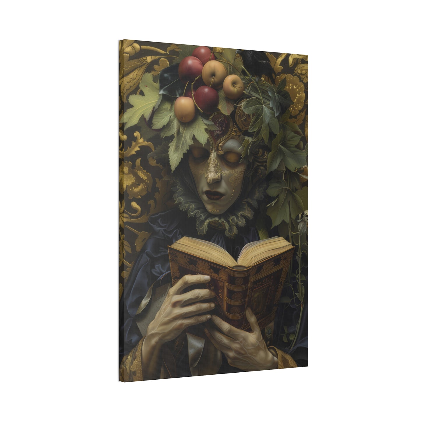 Solemn Book - Canvas Stretched, 0.75"