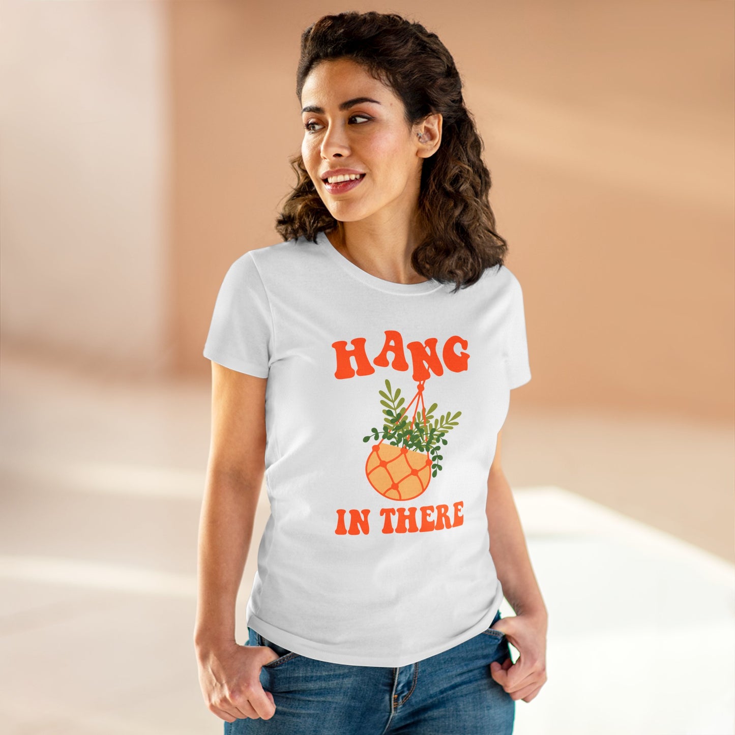 Hang In There - Gardening - Women's Midweight Cotton Tee