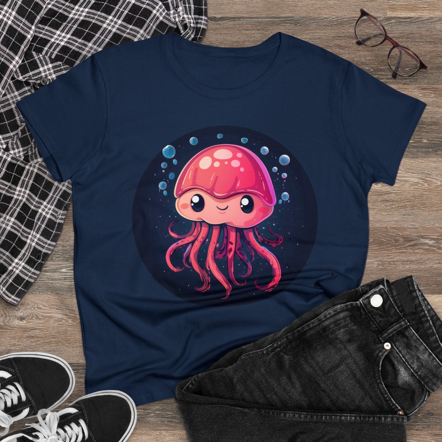 Jellyfish - Women's Midweight Cotton Tee