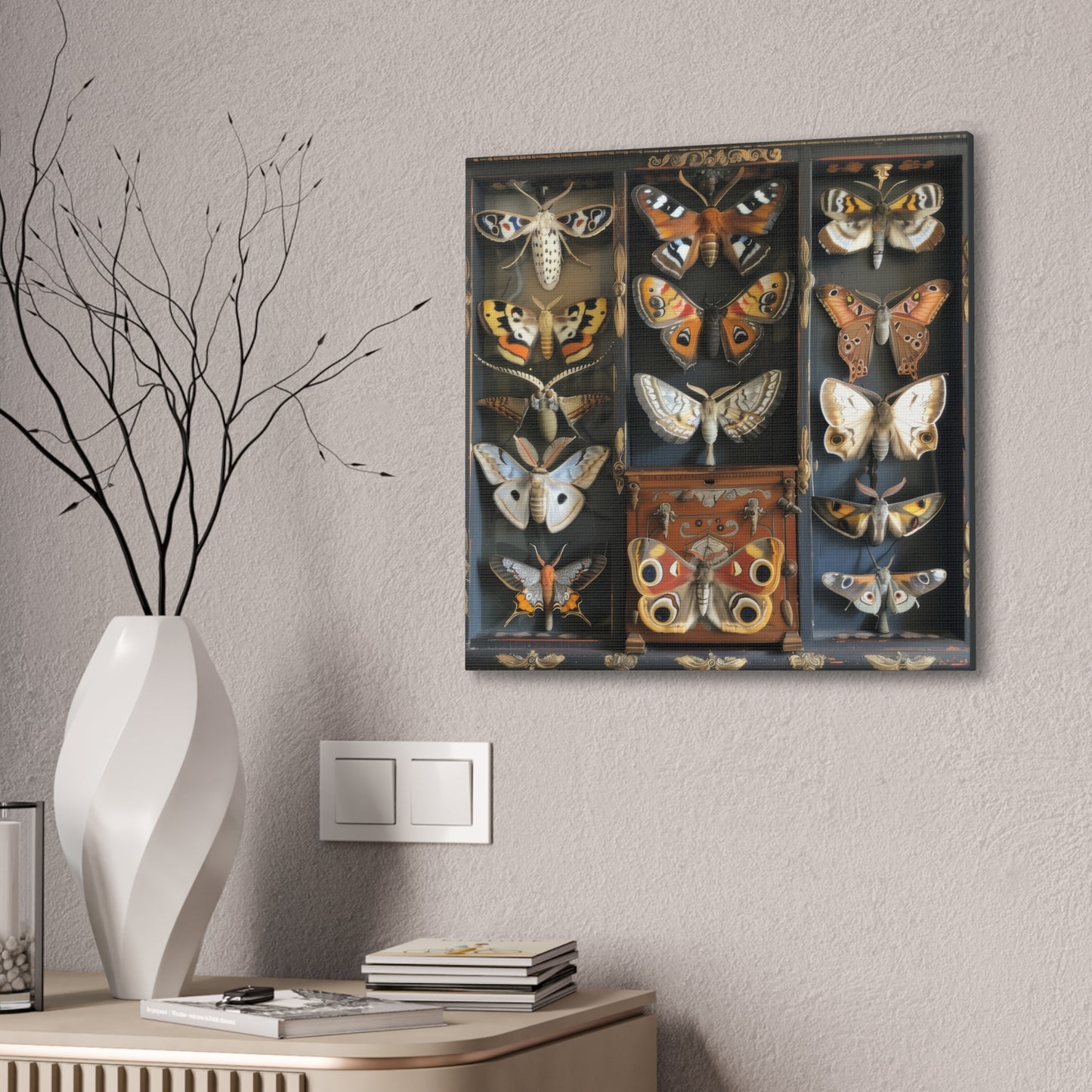 Moth Collection - Canvas Stretched, 0.75"