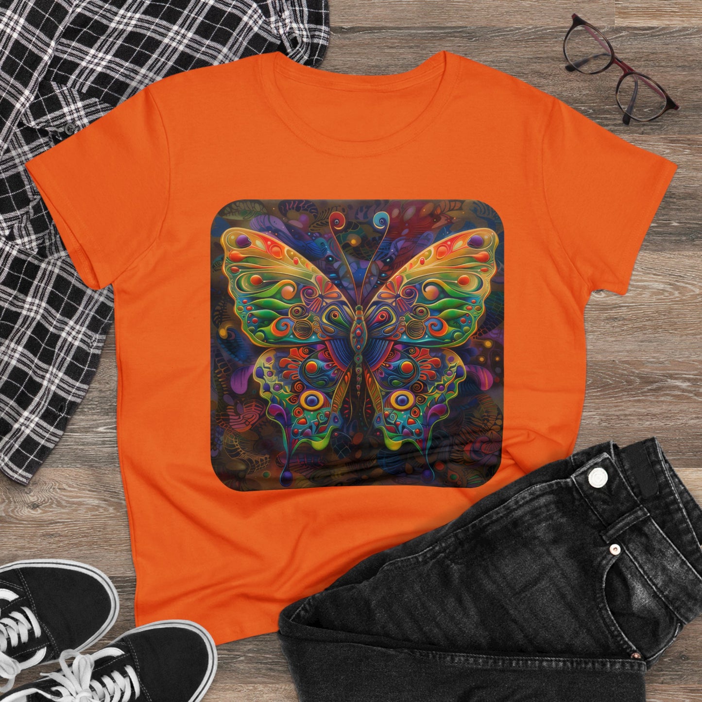 Butterfly - Women's Midweight Cotton Tee