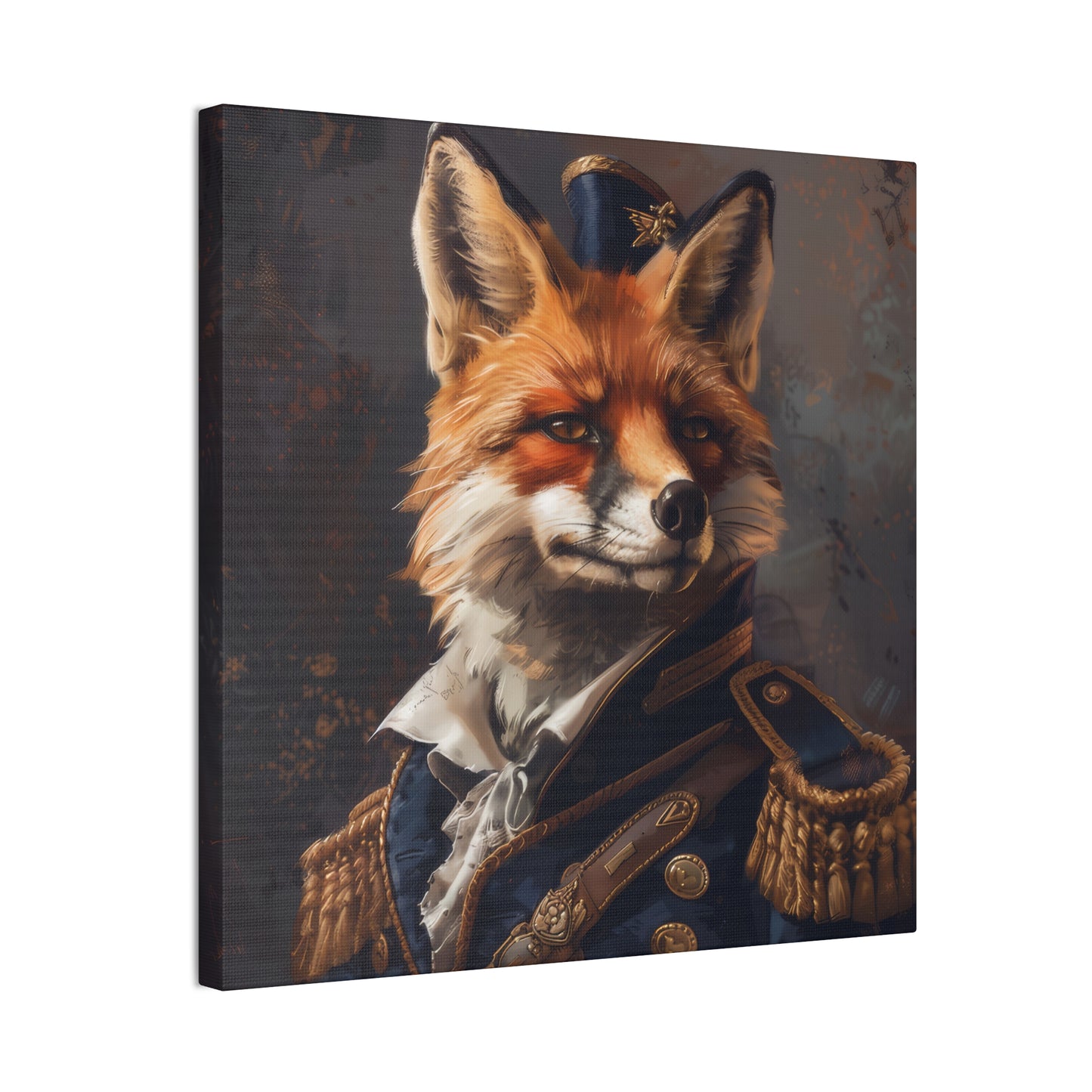 Captain Fox - Canvas Stretched, 0.75"