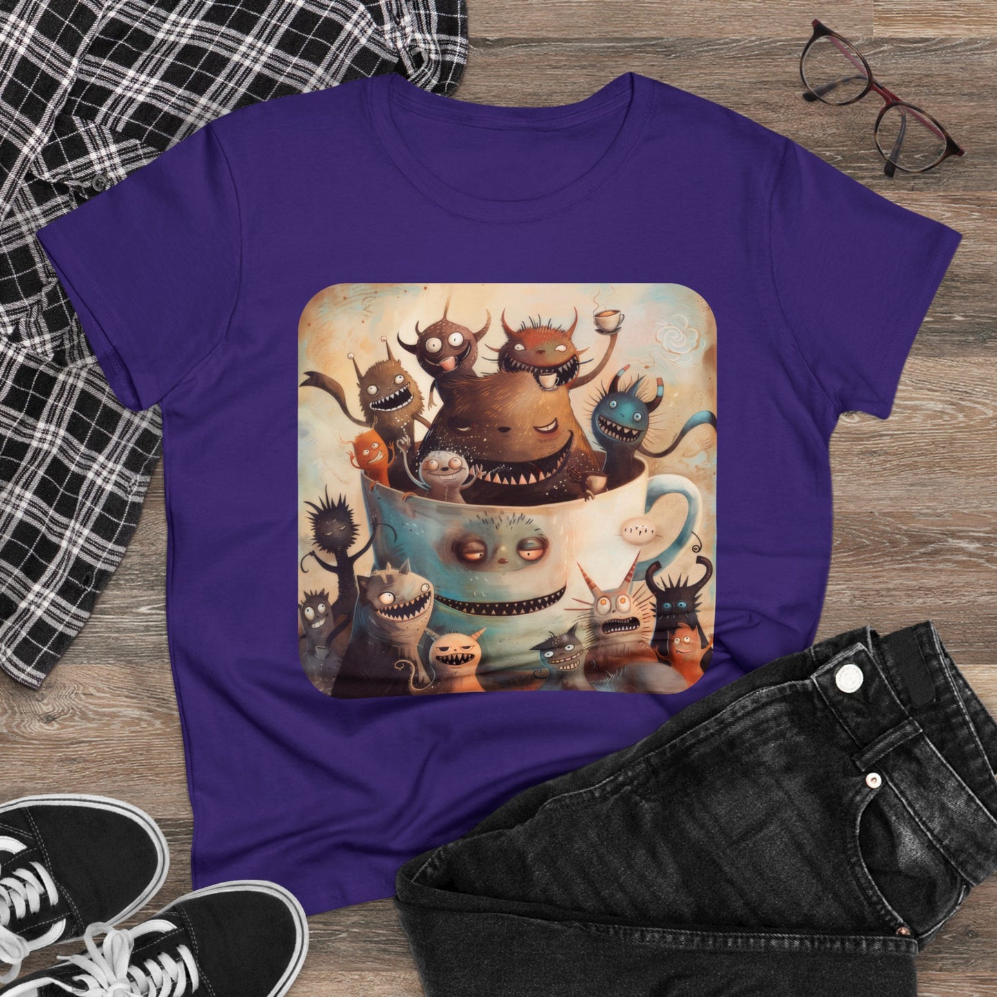 Coffee Critters - Women's Midweight Cotton Tee