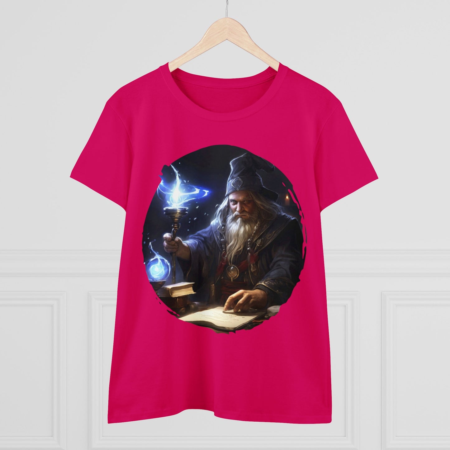 The Mage - Fantasy - Women's Midweight Cotton Tee