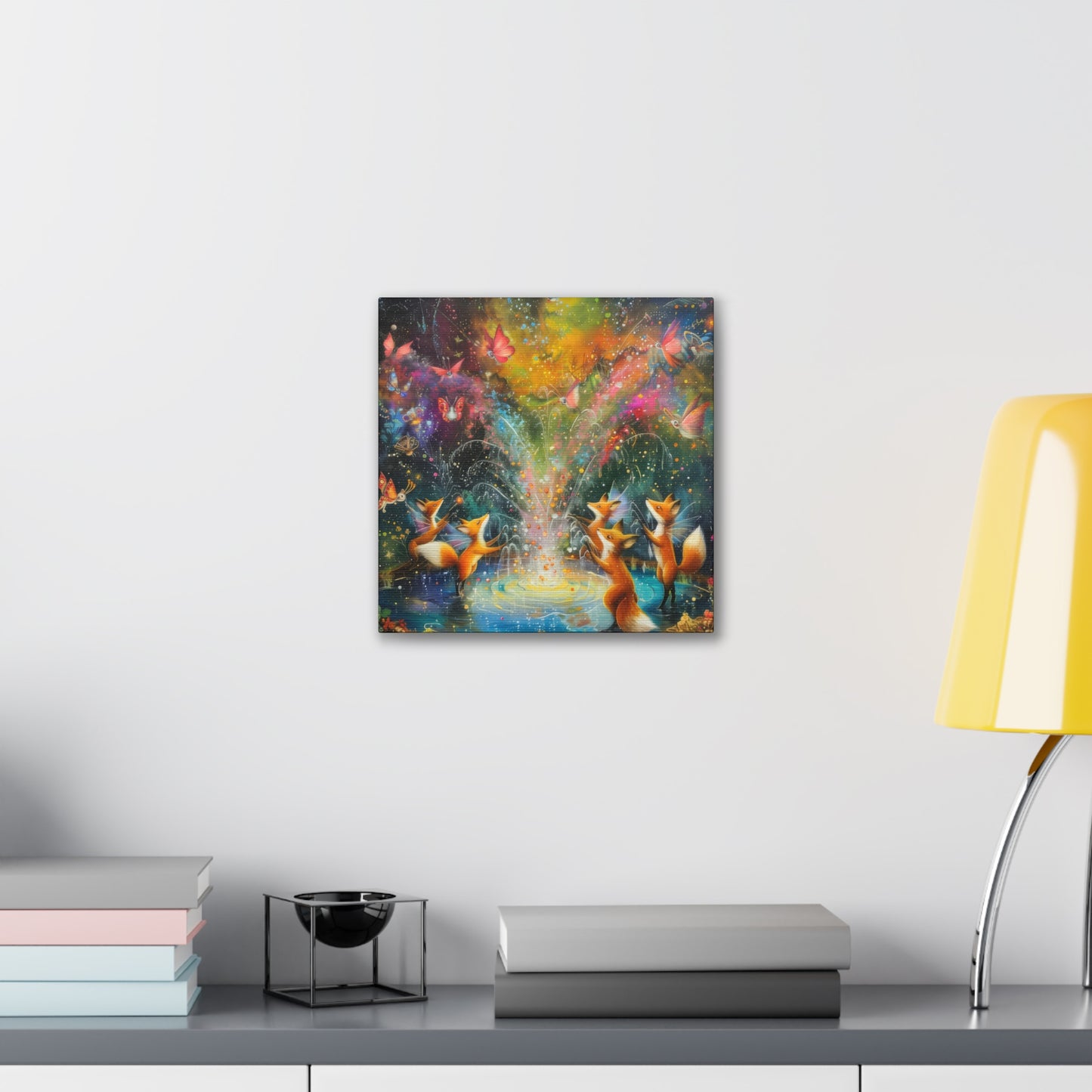 Fairy Fox Festival - Canvas Stretched, 0.75"