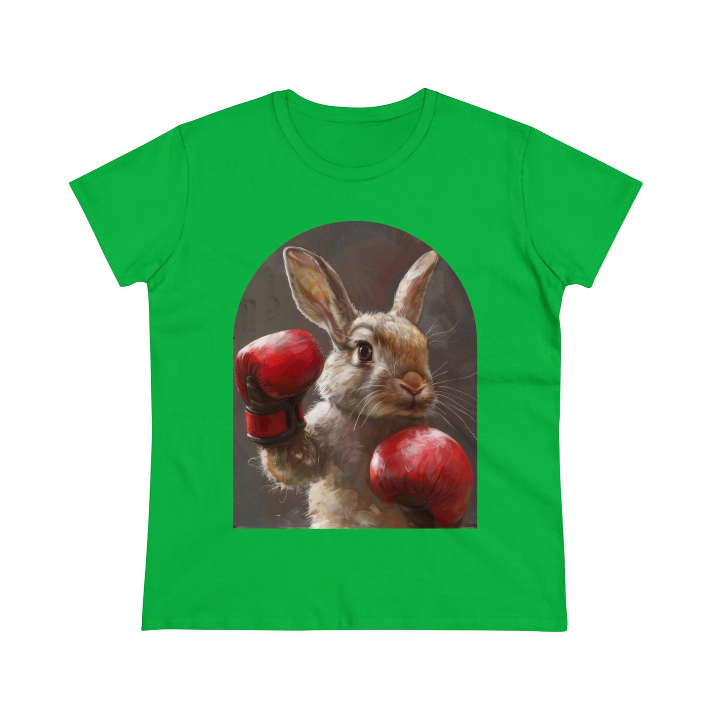 Boxing Rabbit - Women's Midweight Cotton Tee