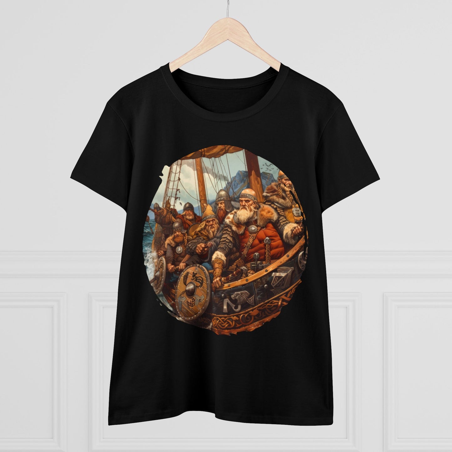 Vikings - Fantasy - Women's Midweight Cotton Tee