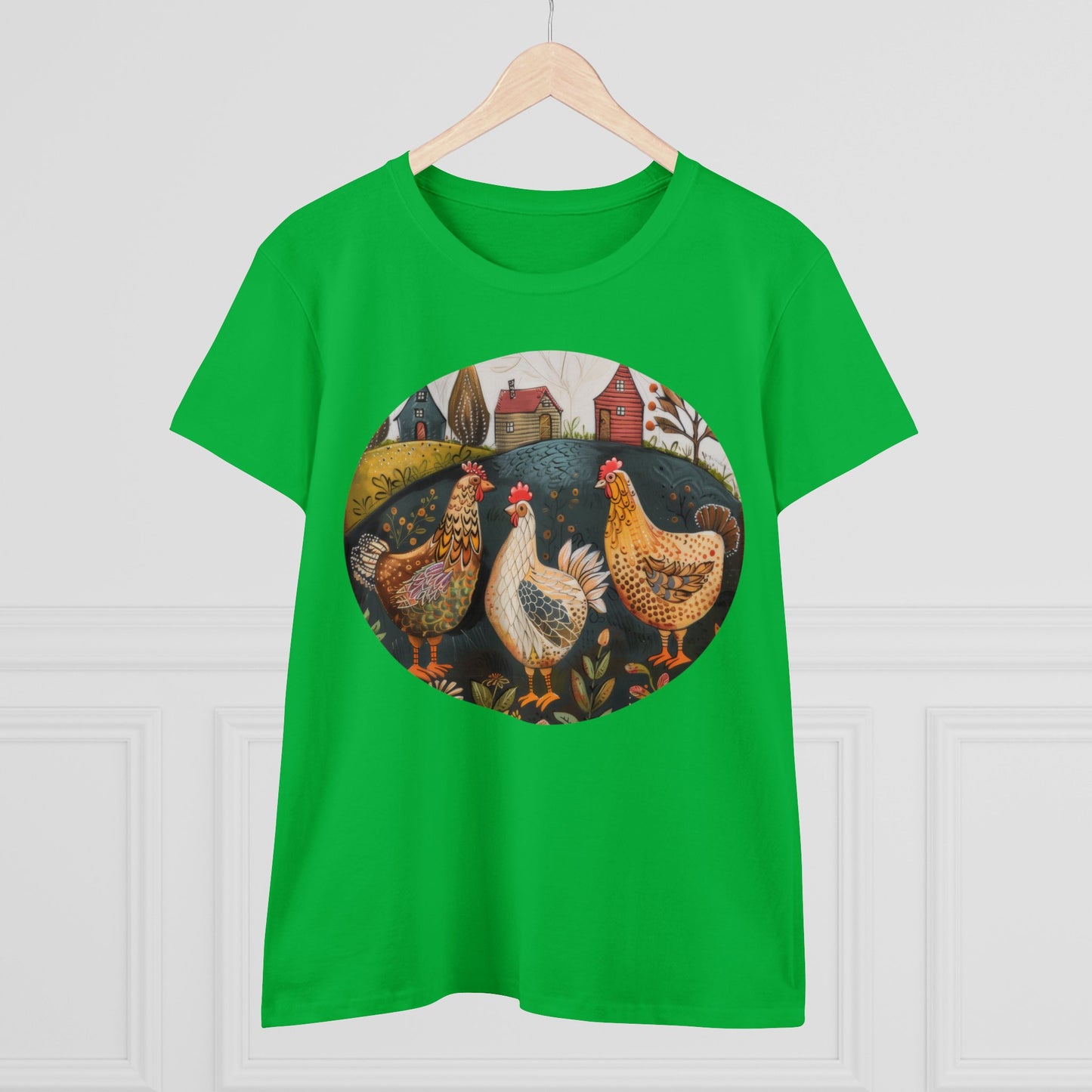 Chickens - Women's Midweight Cotton Tee