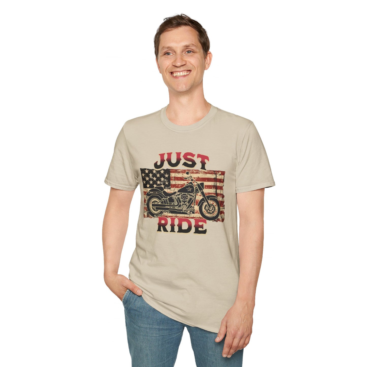 Just Ride - Unisex Softstyle T-Shirt