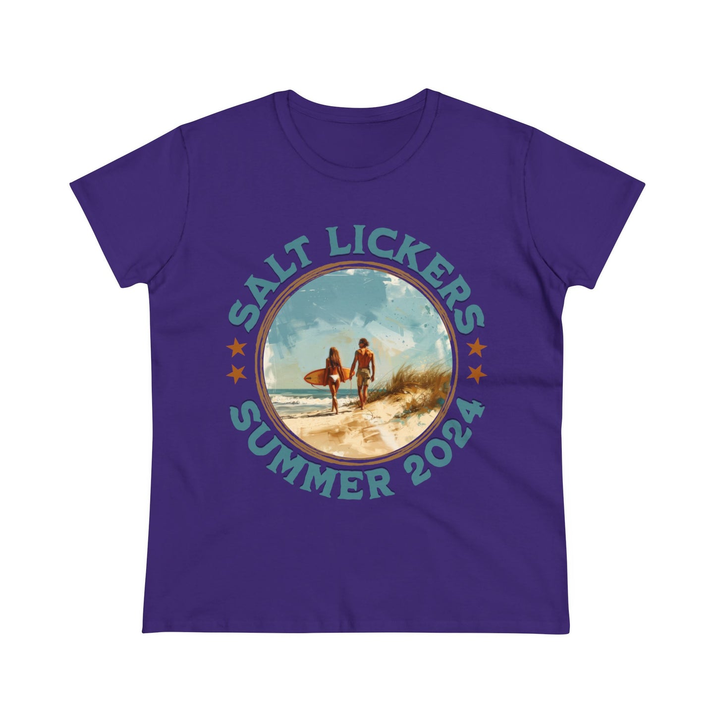 Surfing - Women's Midweight Cotton Tee