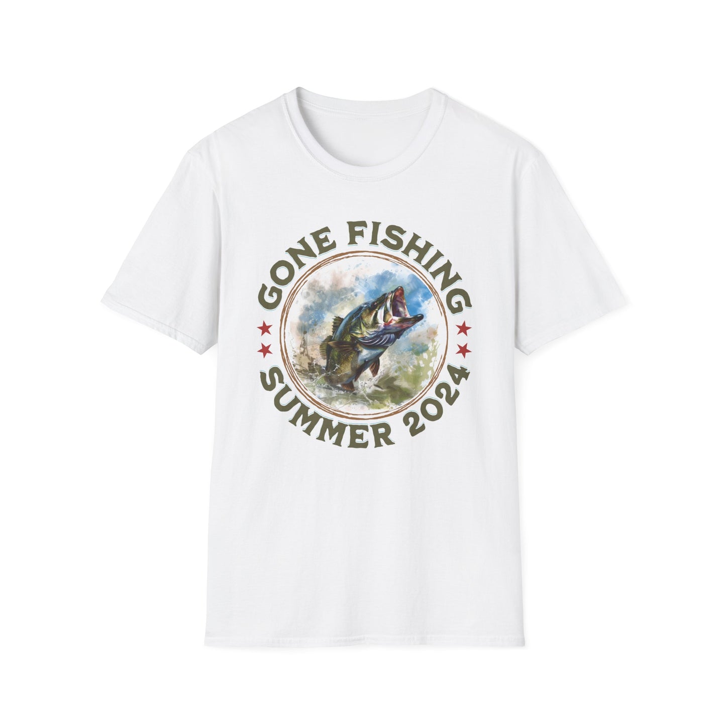 Gone Fishing - Unisex Softstyle T-Shirt