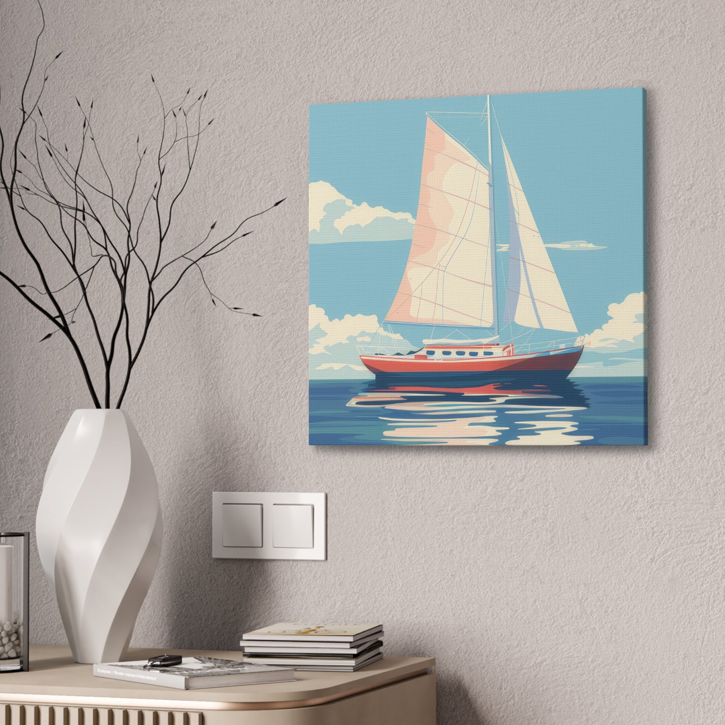 Sailing - Canvas Stretched, 0.75"