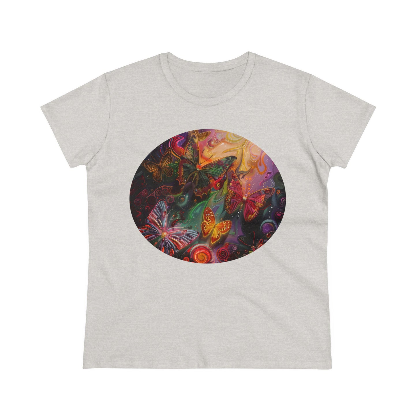 Butterflies - Women's Midweight Cotton Tee