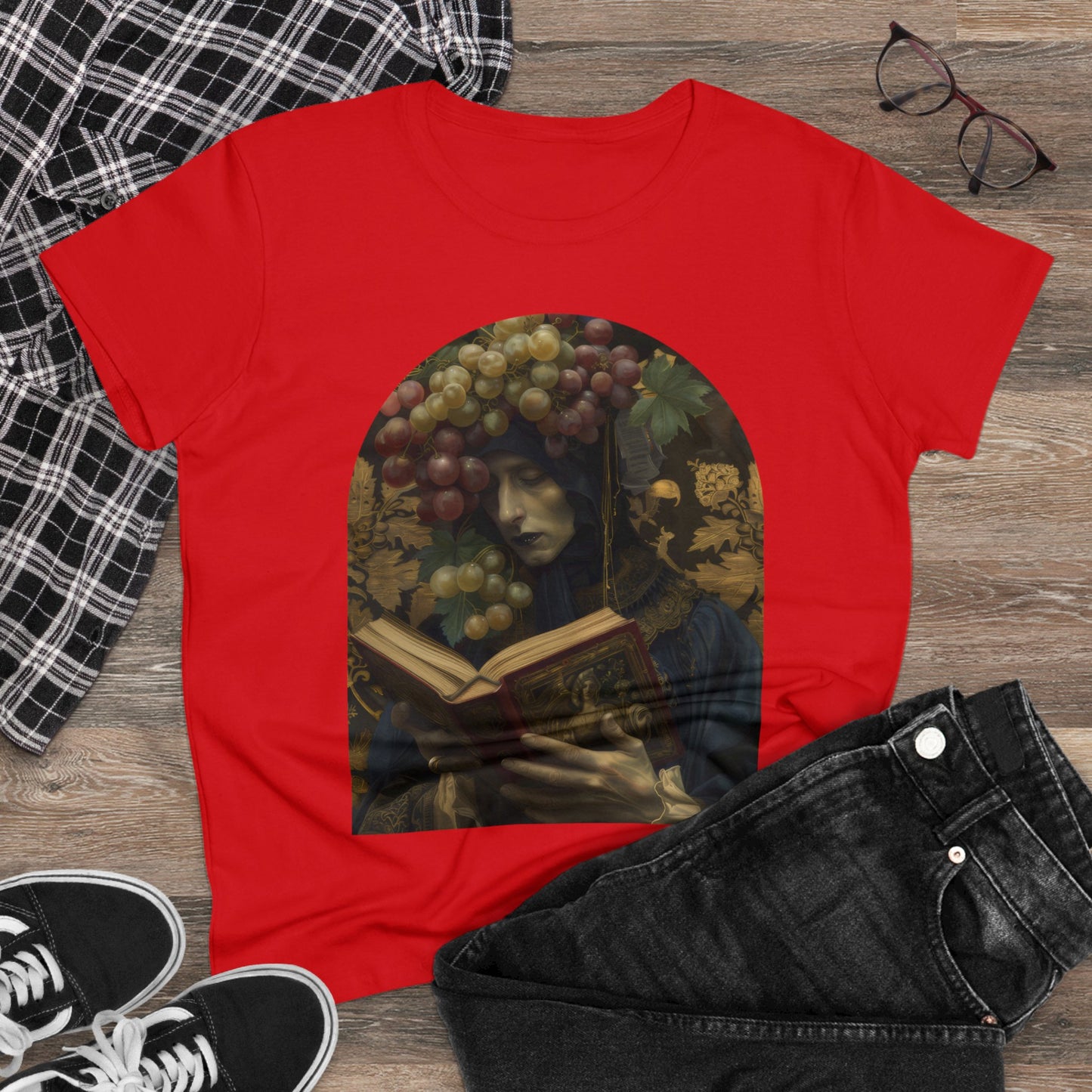 Solemn Reading - Fantasy - Women's Midweight Cotton Tee