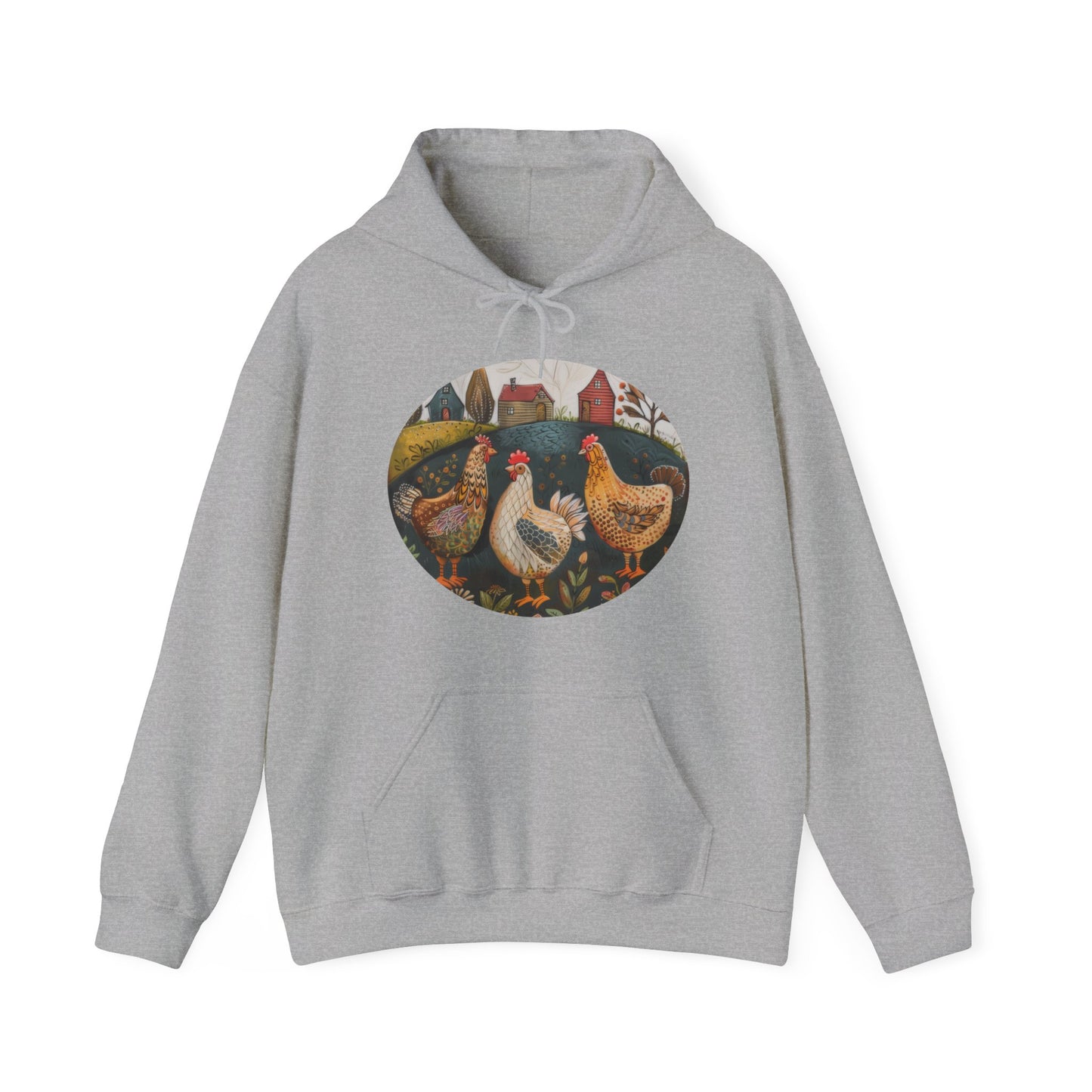 Chickens - Unisex Heavy Blend™ Hooded Sweatshirt