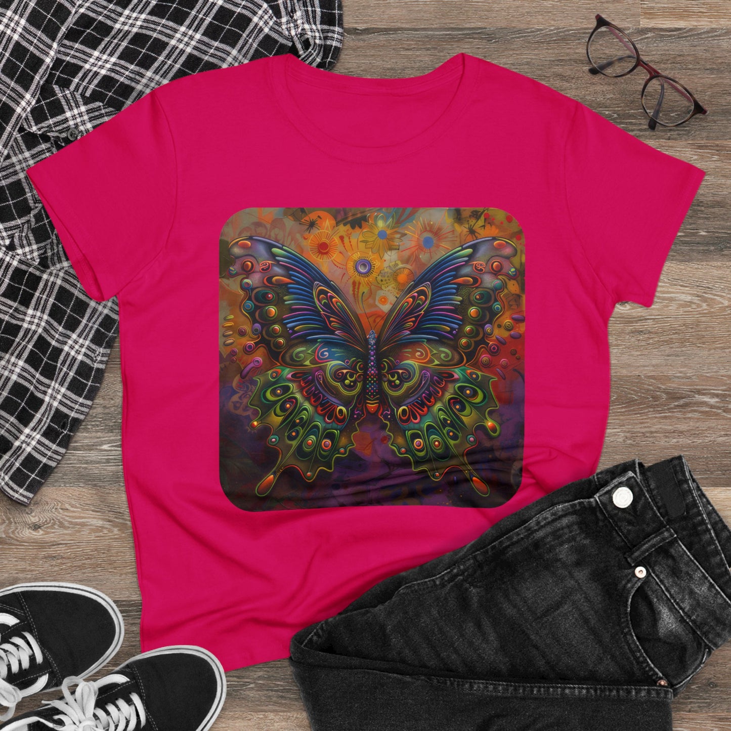 Butterfly - Women's Midweight Cotton Tee