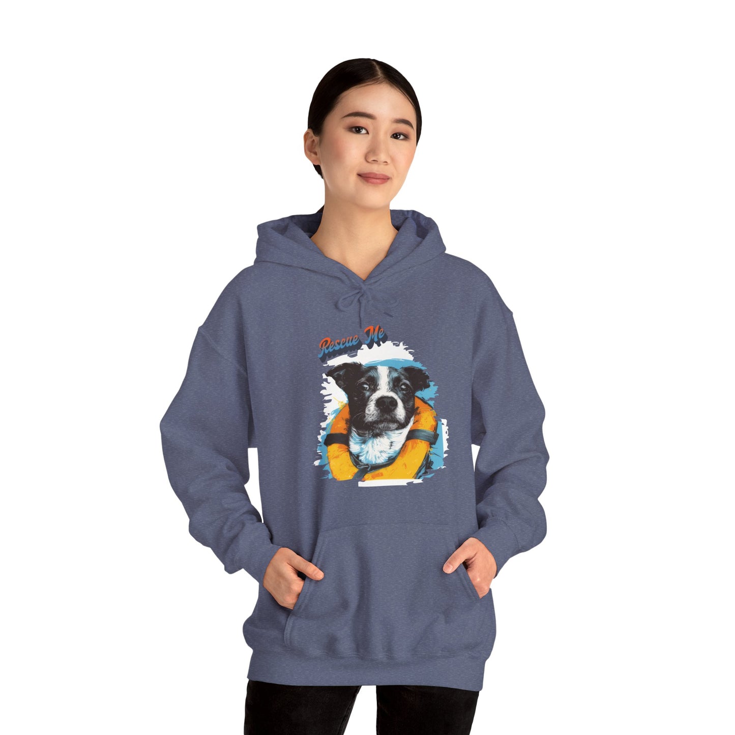 Rescue Dog - Unisex Heavy Blend™ Hooded Sweatshirt