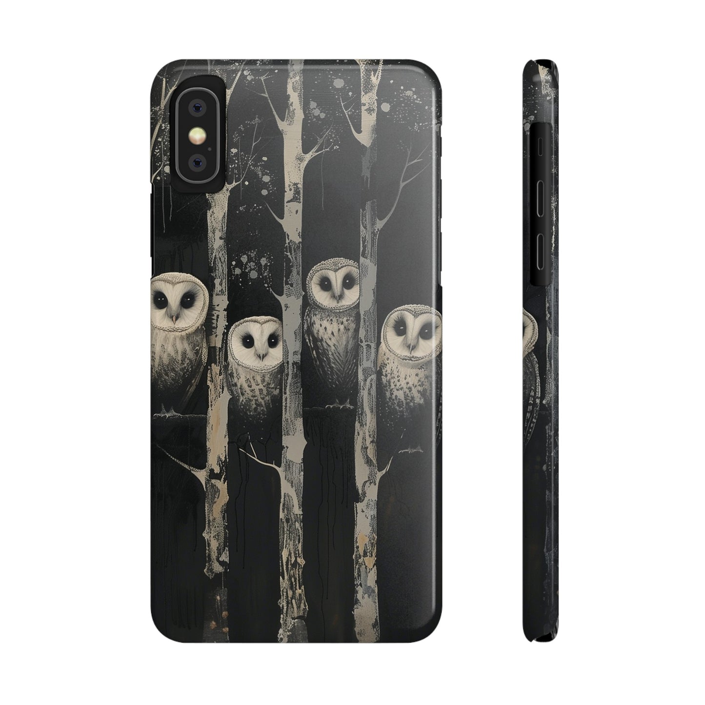 Owls at Night Phone Case