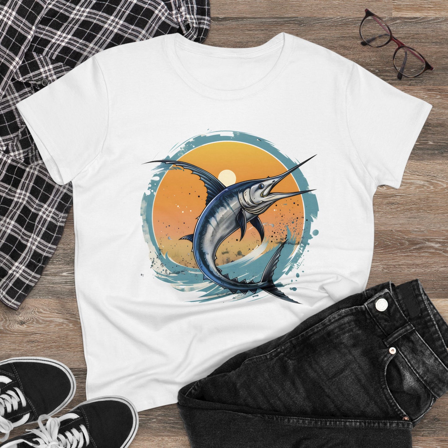 Marlin - Women's Midweight Cotton Tee