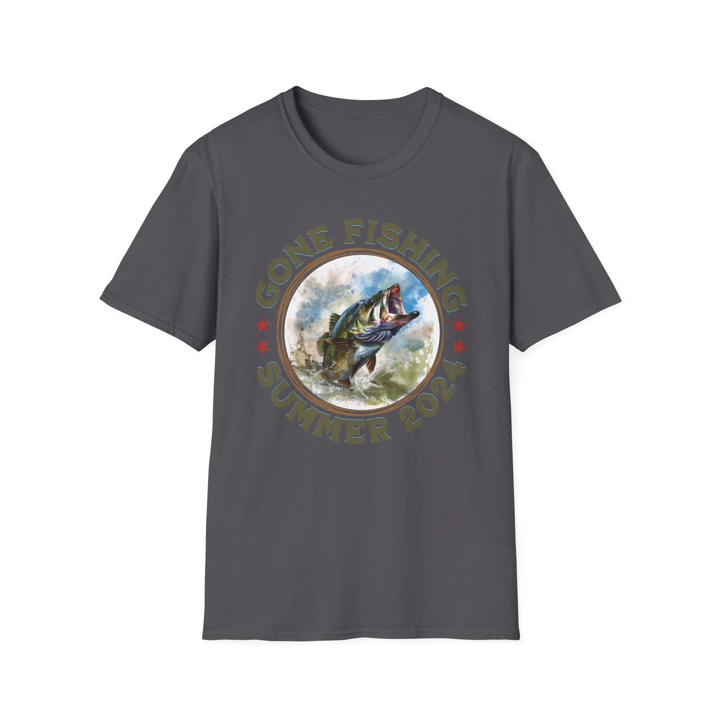 Gone Fishing - Unisex Softstyle T-Shirt