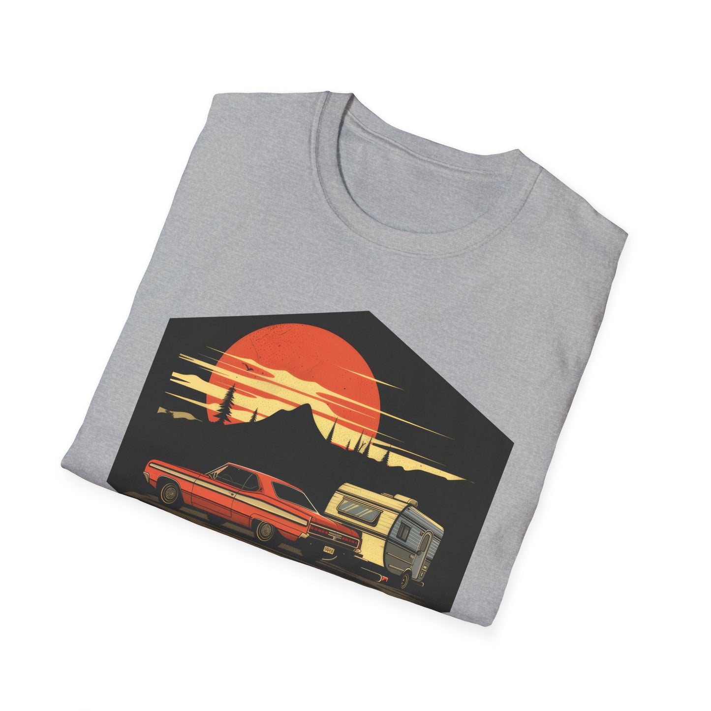 Camping! - Unisex Softstyle T-Shirt