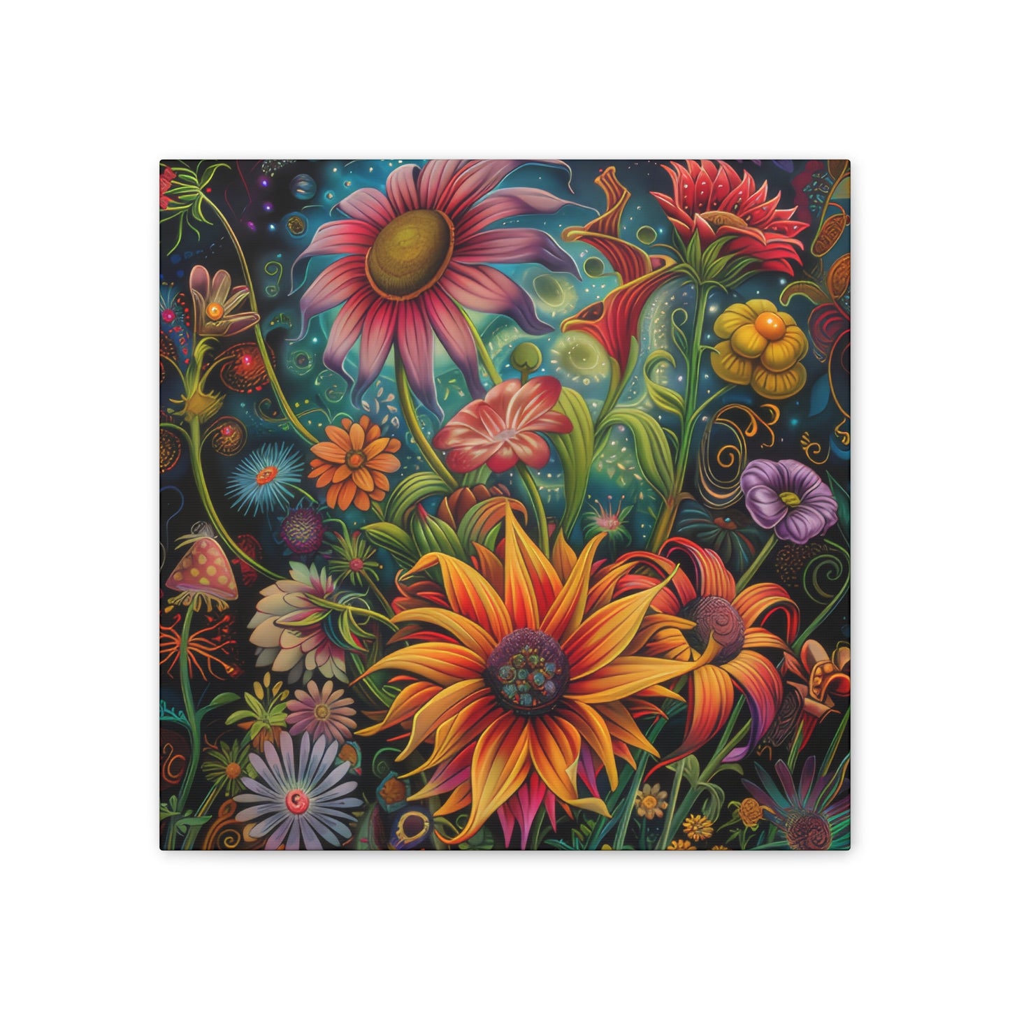 Flowers - Canvas Stretched, 0.75"