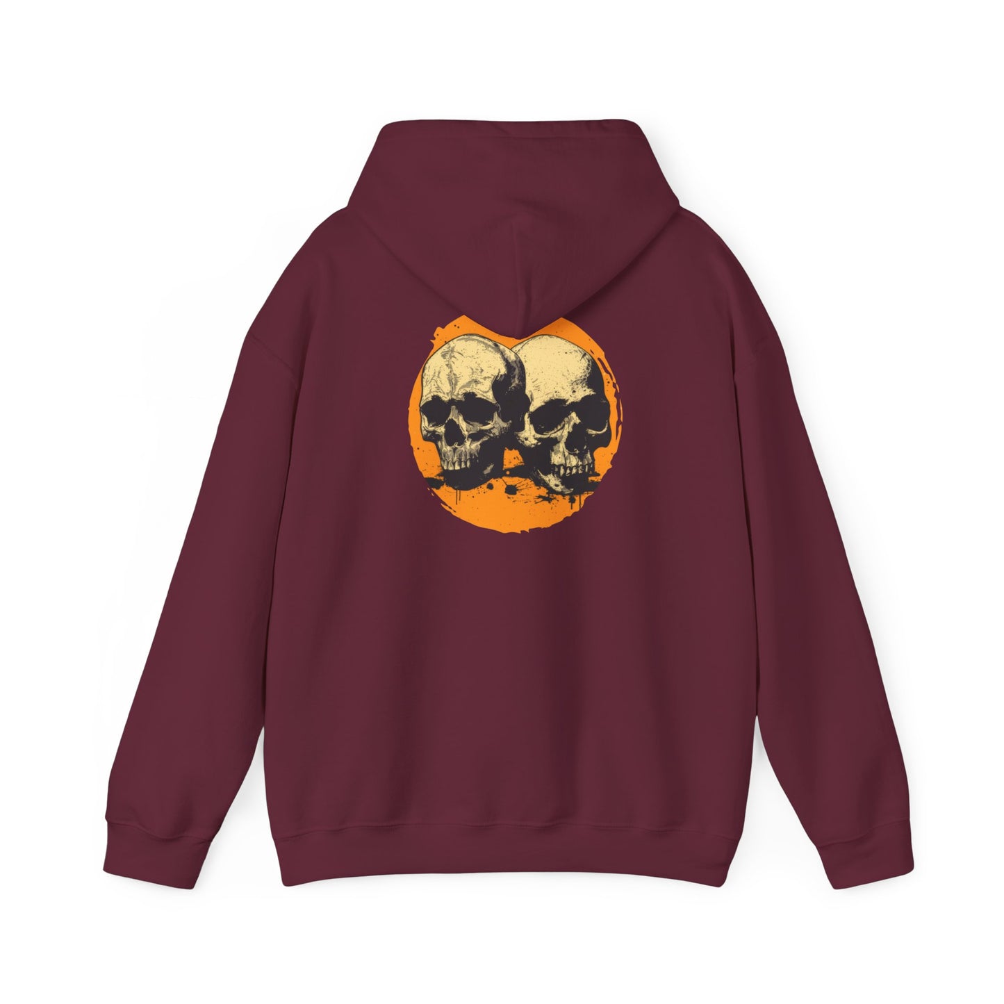 Skulls and Orange - Unisex Heavy Blend™ Hooded Sweatshirt