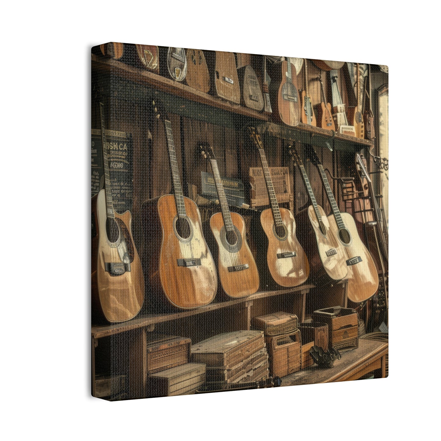 Luthier Shop - Canvas Stretched, 0.75"