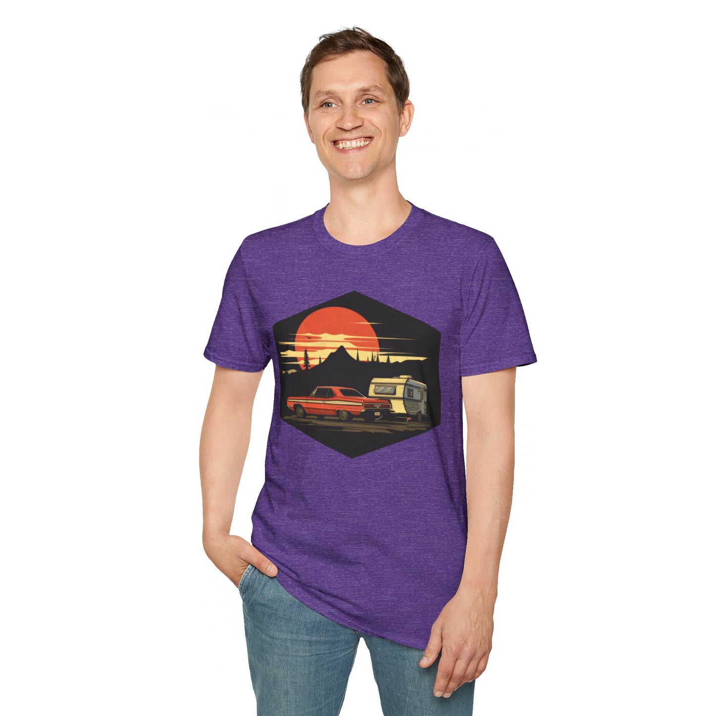 Camping! - Unisex Softstyle T-Shirt