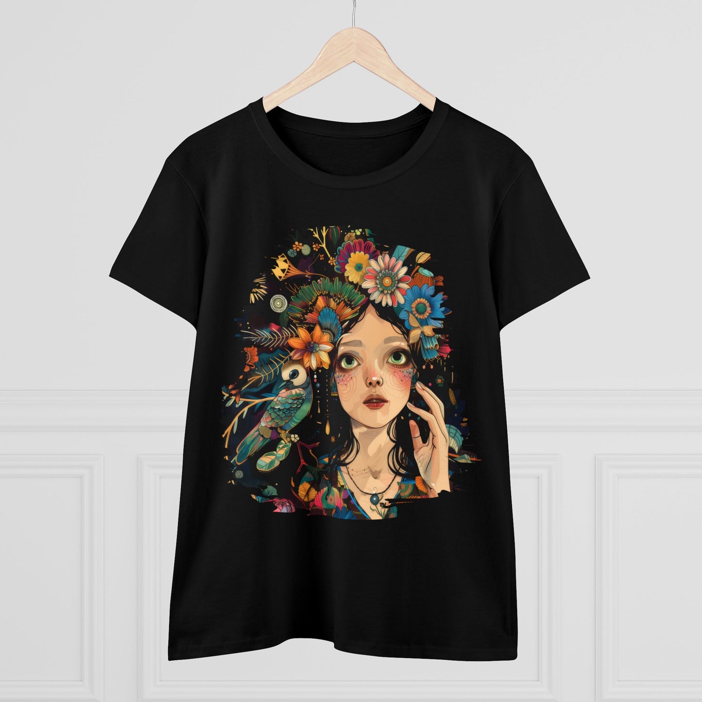 Flower Girl - Women's Midweight Cotton Tee