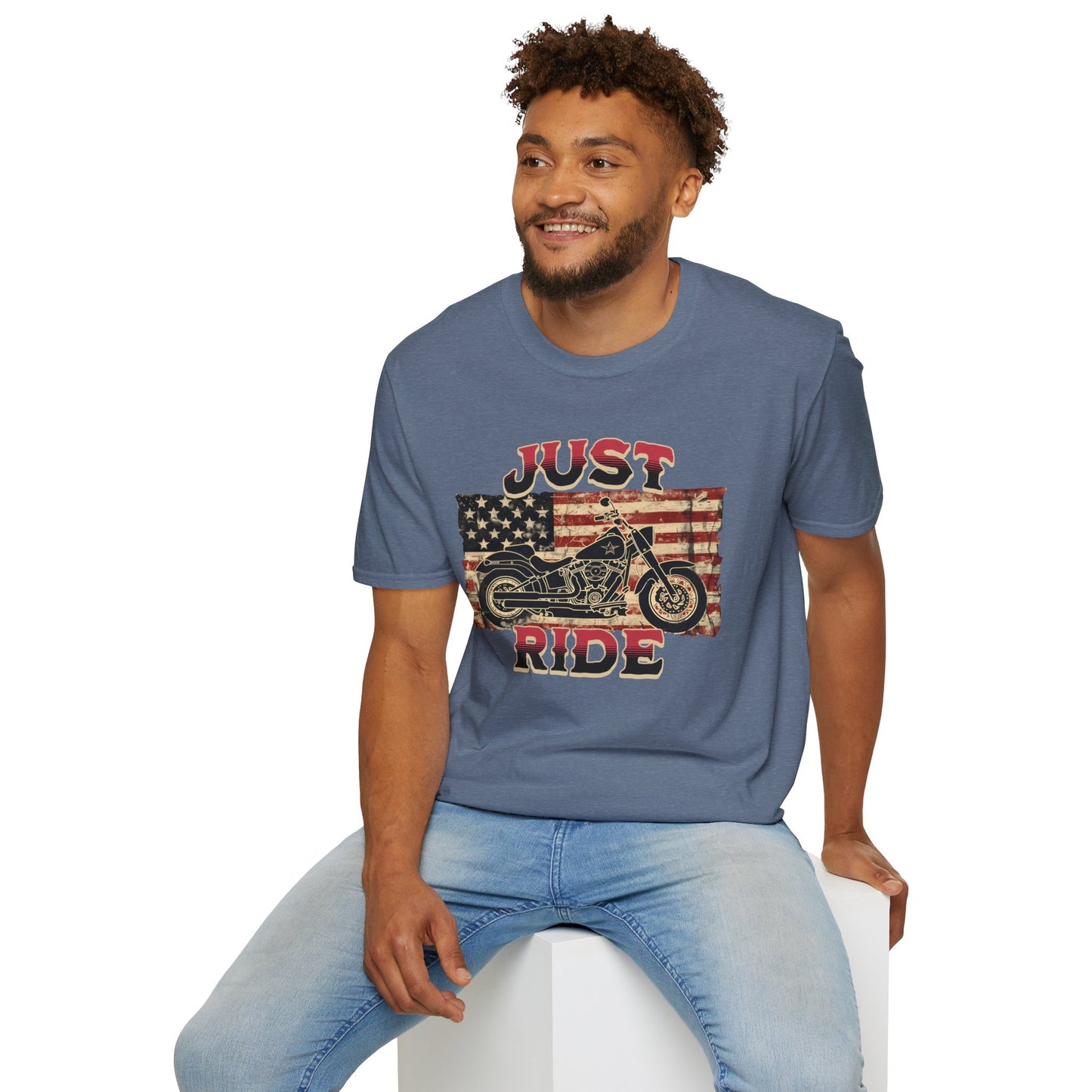 Just Ride - Unisex Softstyle T-Shirt