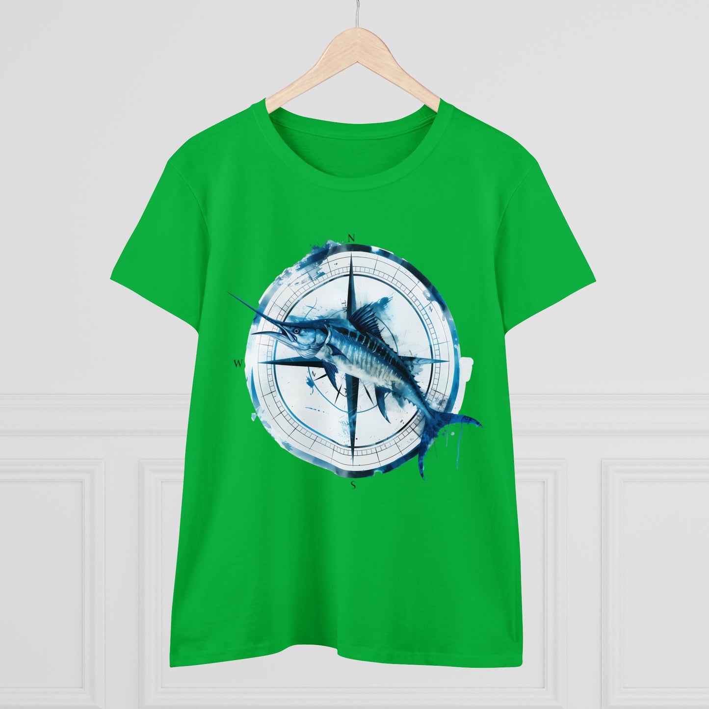 Marlin - Women's Midweight Cotton Tee