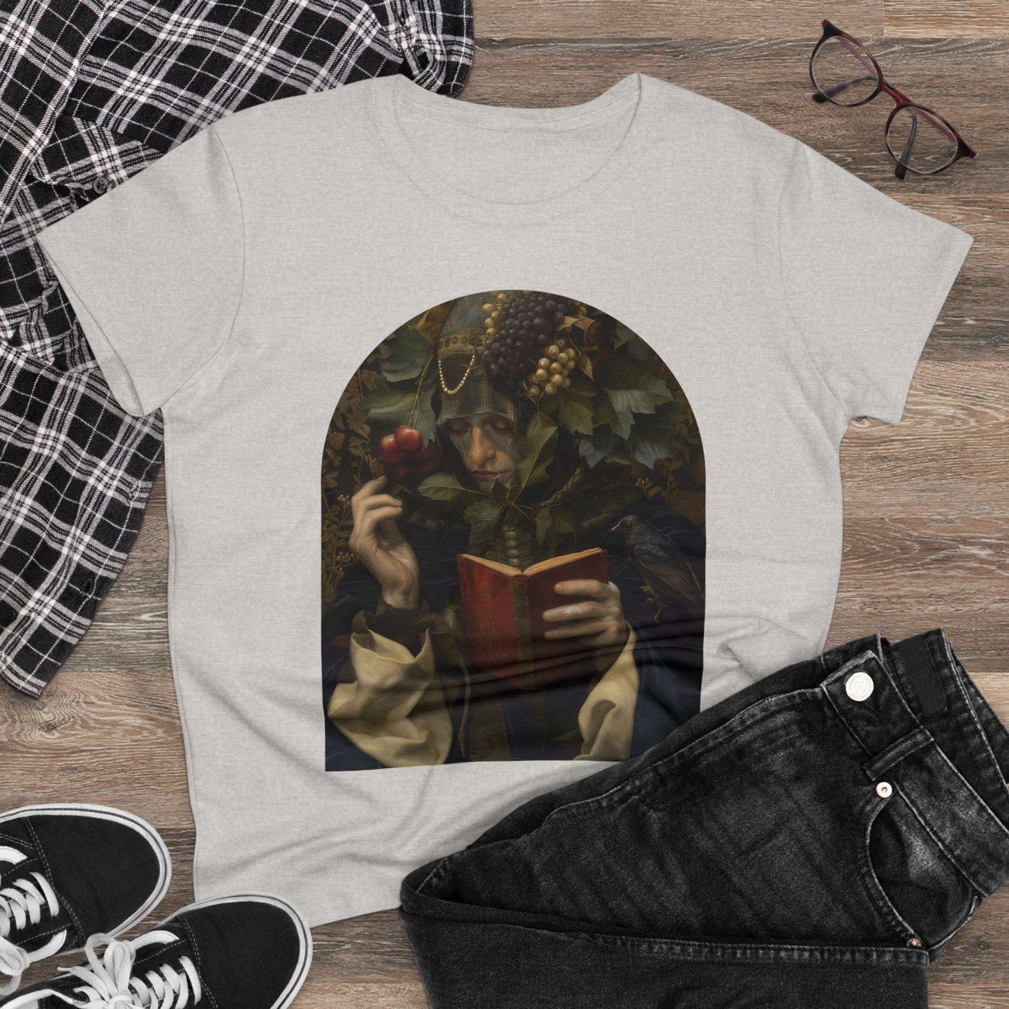 Solemn Reading - Fantasy - Women's Midweight Cotton Tee