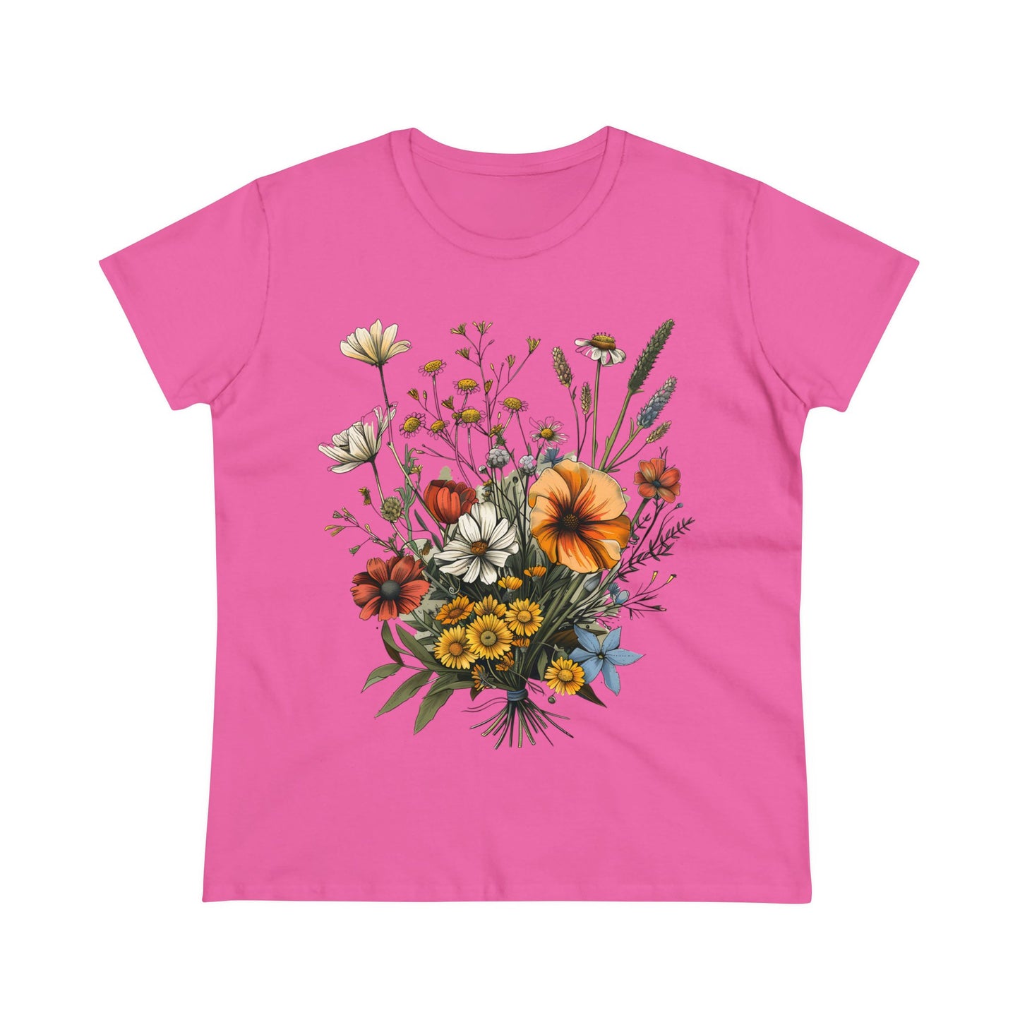 Wildflowers - Women's Midweight Cotton Tee