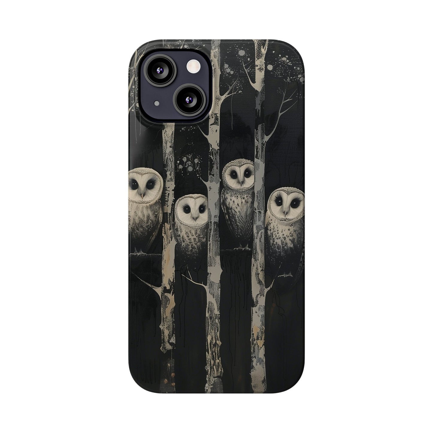 Owls at Night Phone Case