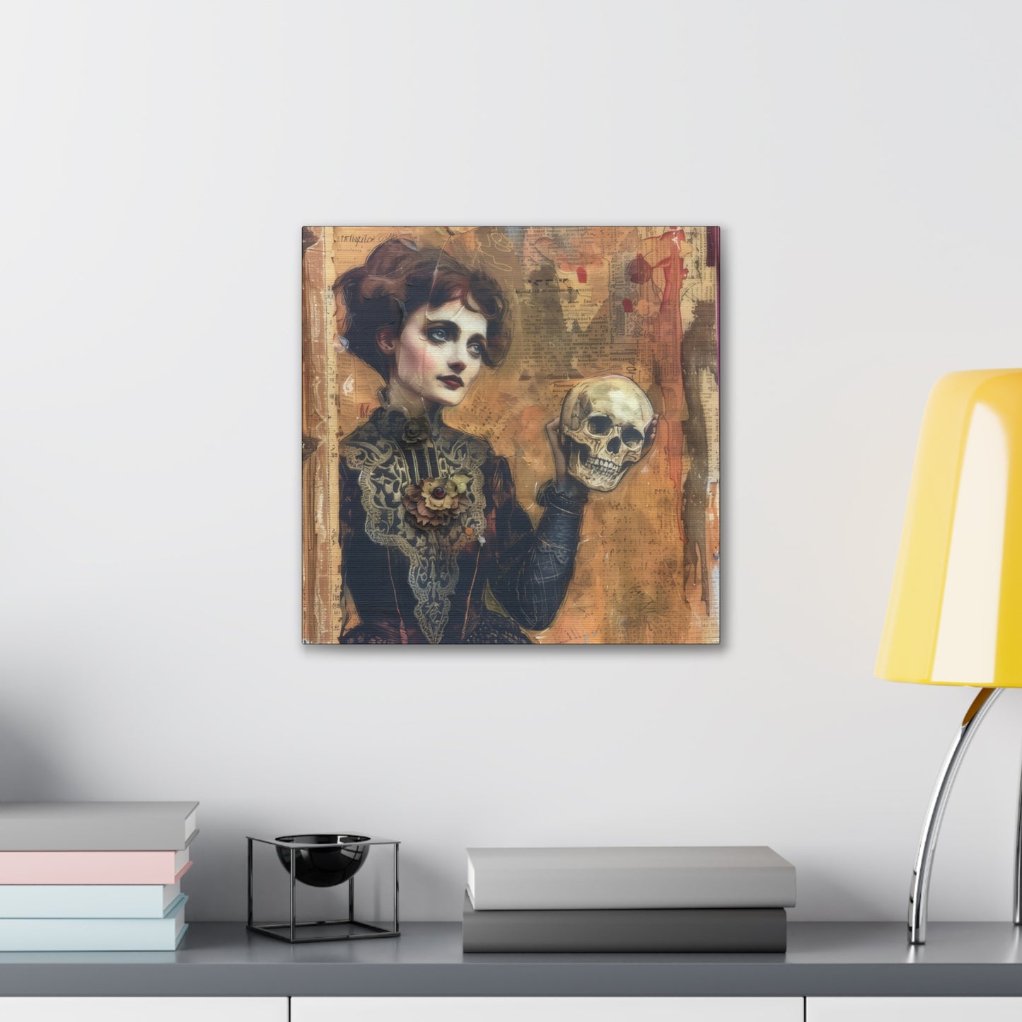 Her Skull - Canvas Stretched, 0.75"