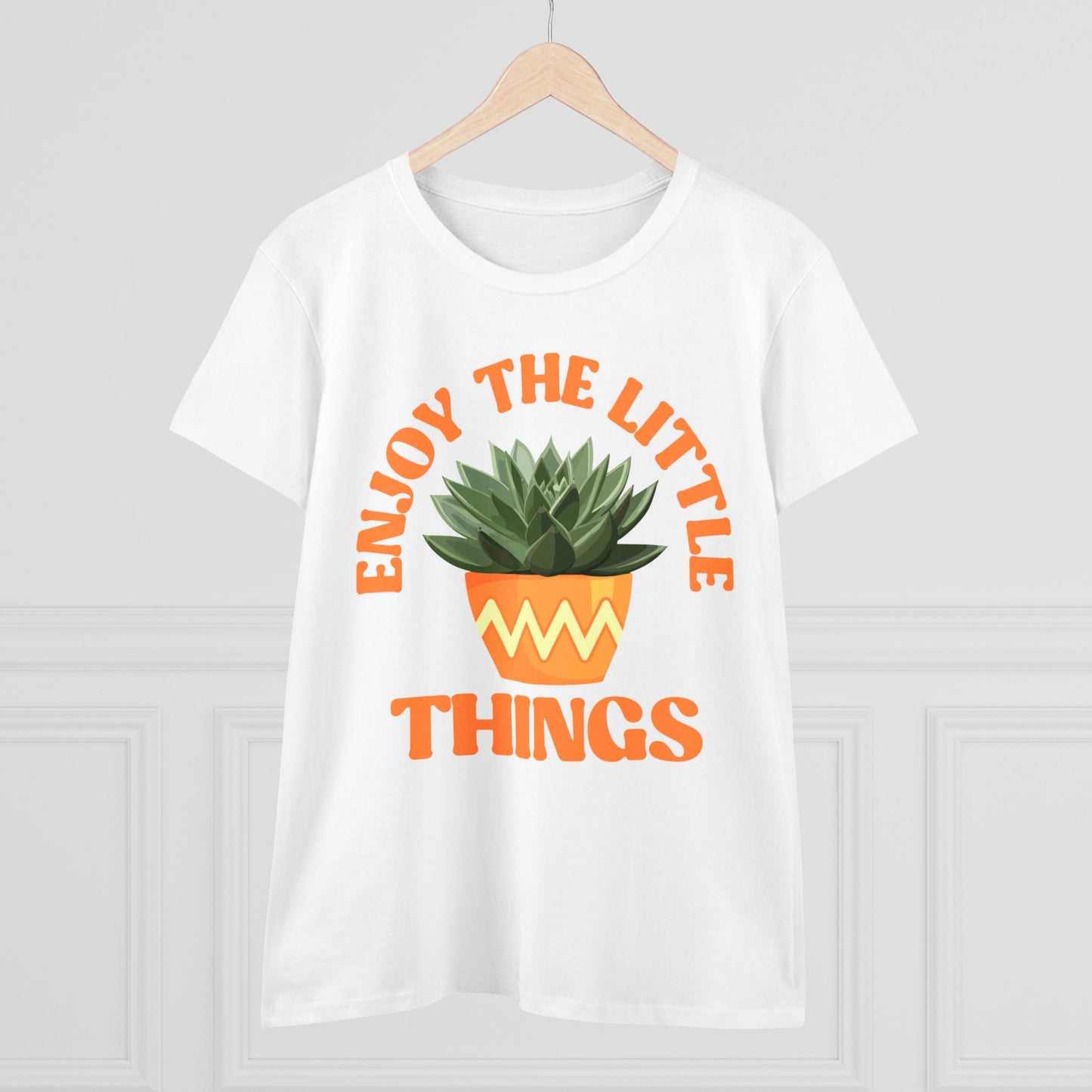 Enjoy the Little Things - Gardening - Women's Midweight Cotton Tee