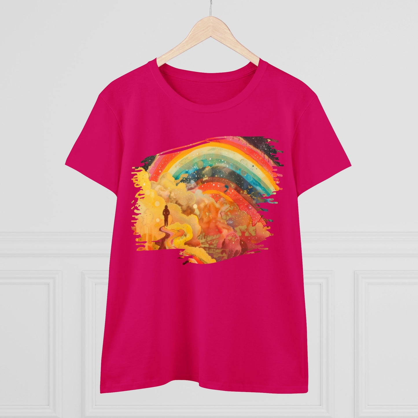 Chasing Rainbows - Women's Midweight Cotton Tee