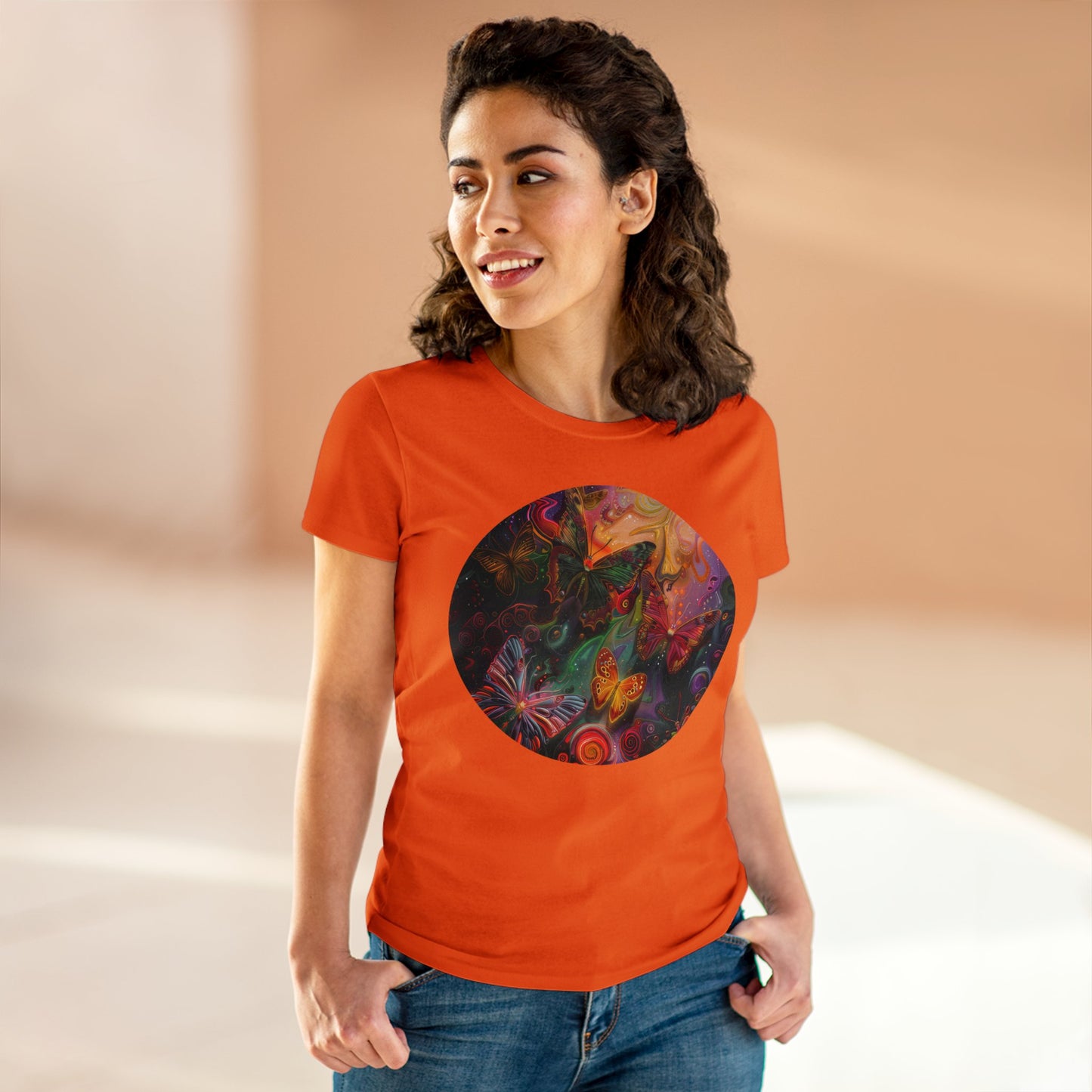 Butterflies - Women's Midweight Cotton Tee