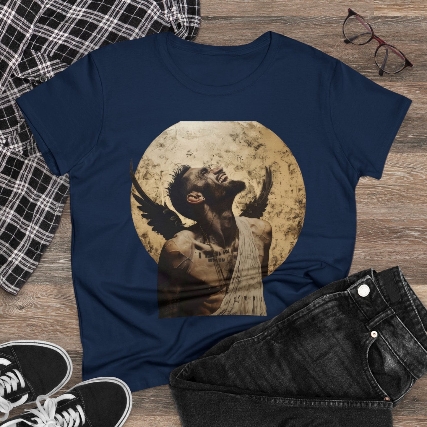 Angel or Devil - Women's Midweight Cotton Tee