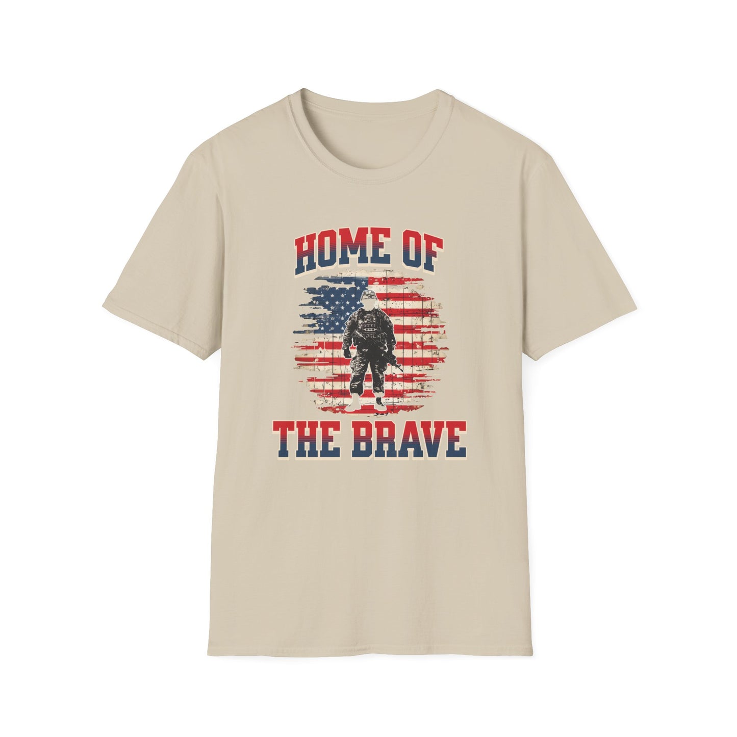 Home of the Brave - Unisex Softstyle T-Shirt