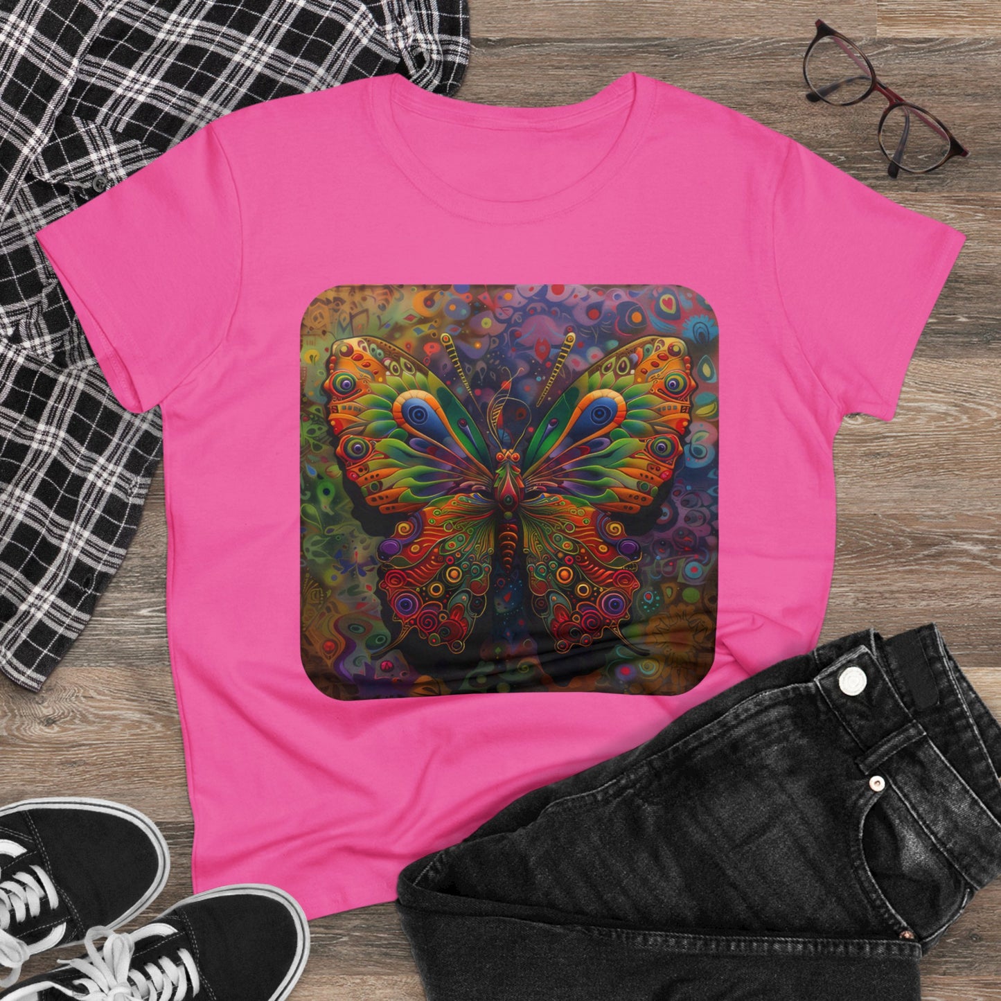 Butterfly - Women's Midweight Cotton Tee