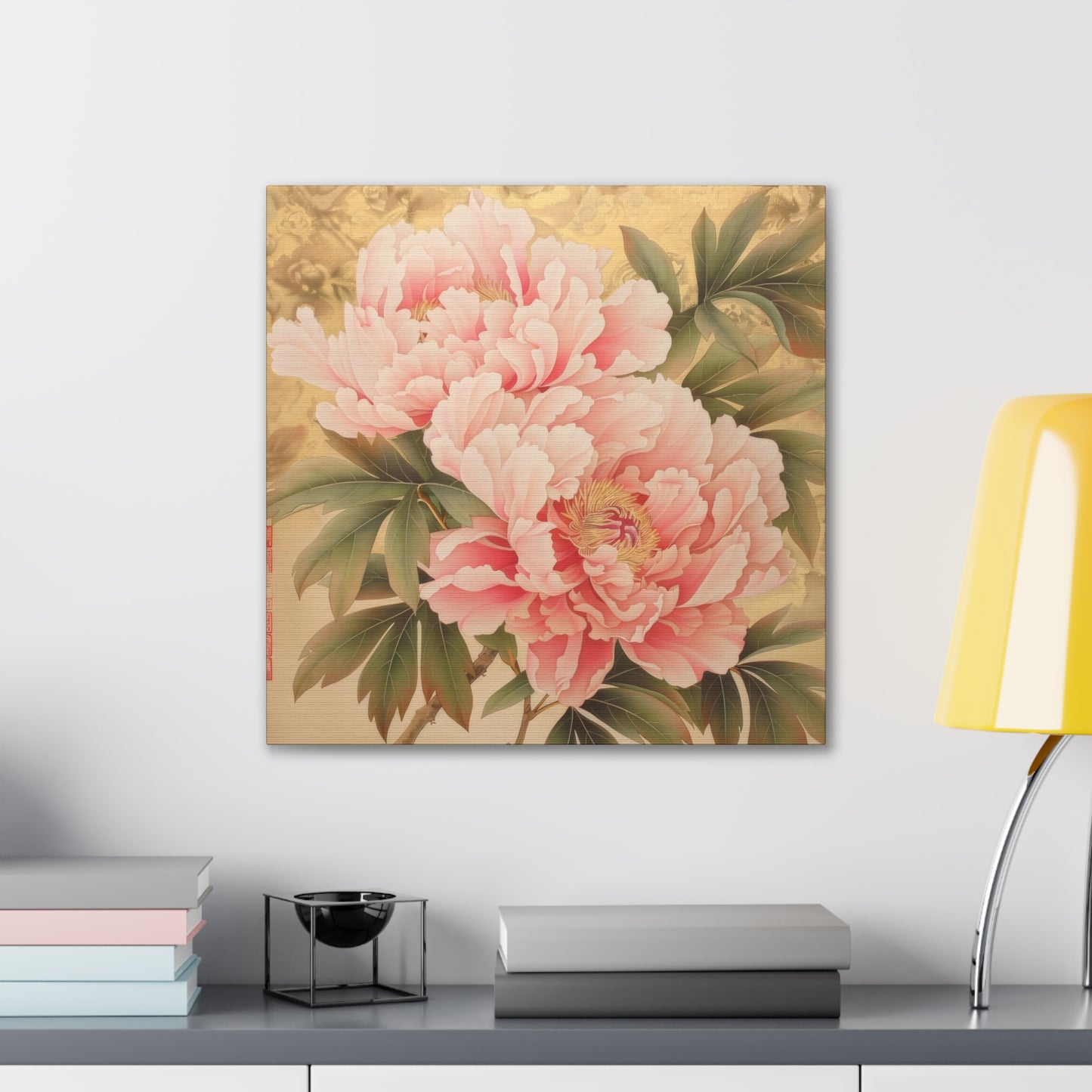 Peony - Canvas Stretched, 0.75"