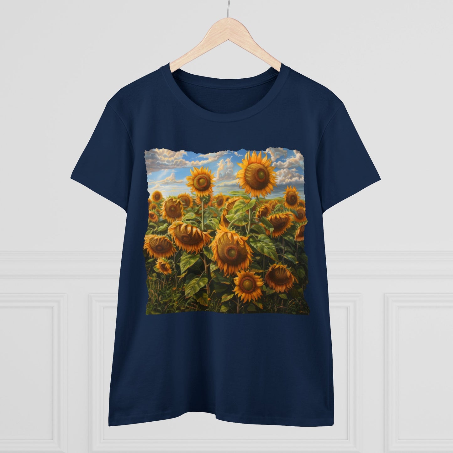 Sunflowers - Women's Midweight Cotton Tee