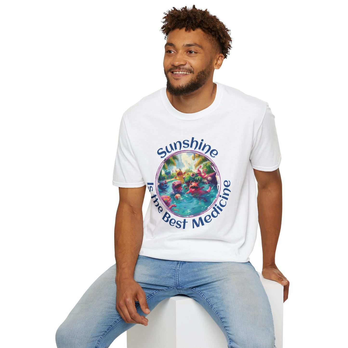 Sunshine is the Best Medicine - Unisex Softstyle T-Shirt