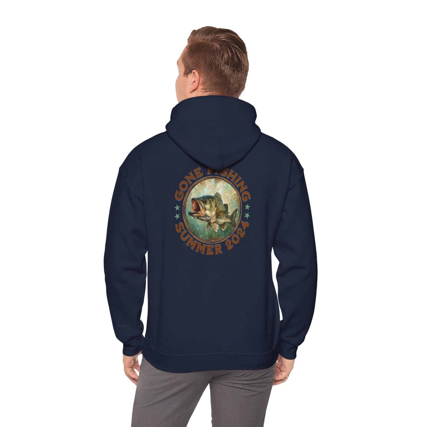 Fishing - Unisex Heavy Blend™ Hooded Sweatshirt