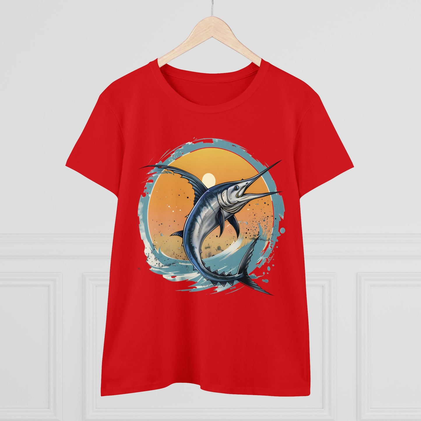 Marlin - Women's Midweight Cotton Tee