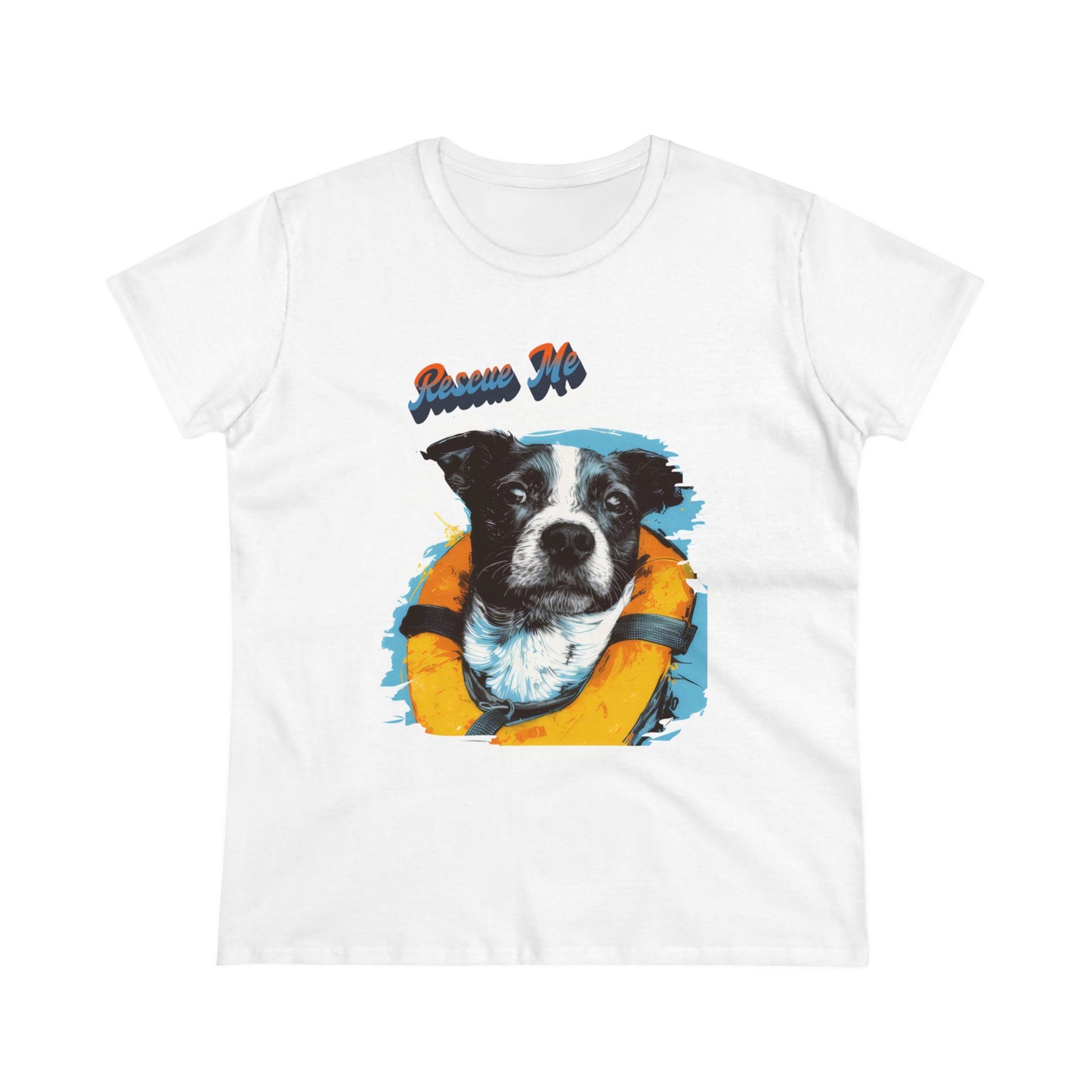 Rescue Dog - Women's Midweight Cotton Tee